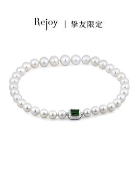 【微信小店】悦甄 近正圆爱迪生淡水珍珠白色项链11-14mm 碧瑶