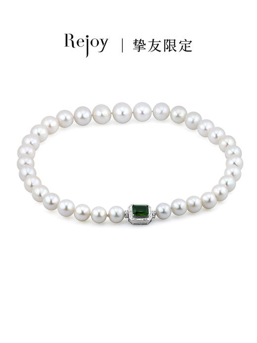 【微信小店】悦甄 近正圆爱迪生淡水珍珠白色项链11-14mm 碧瑶 商品图0