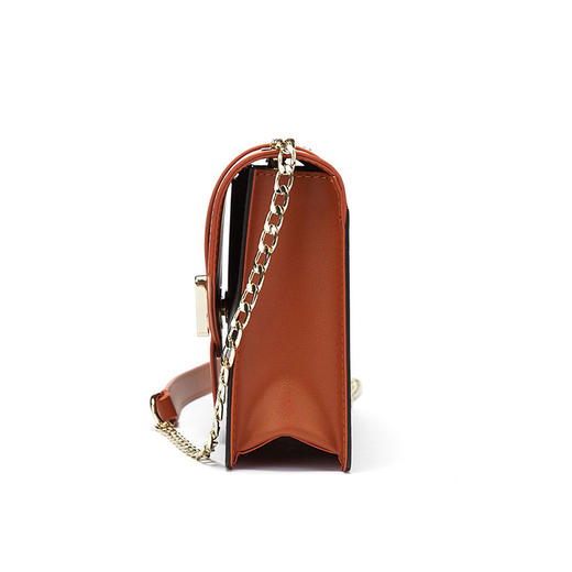 ELLE 五金锁扣时尚单肩链条斜挎包GH162P90225MT 拼色 商品图2