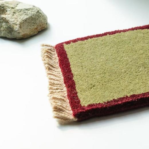 迷你手工藏毯茶杯垫 紧密厚实 舒适耐用  醍醐原创国庆饰品 商品图5