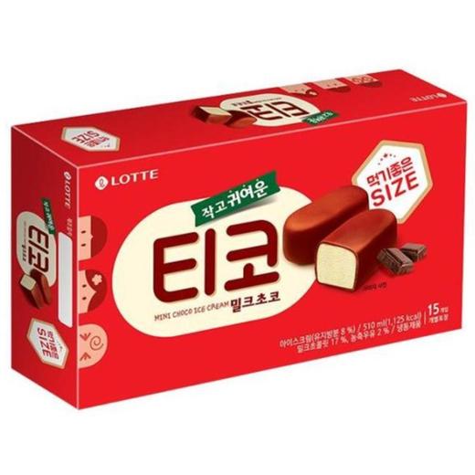 乐天迷你牛奶巧克力冰淇凌510ml롯데 티코 밀크초코 빙과 商品图0