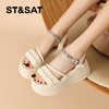 星期六一字扣带水钻松糕沙滩鞋SSD2115EAS 商品缩略图3