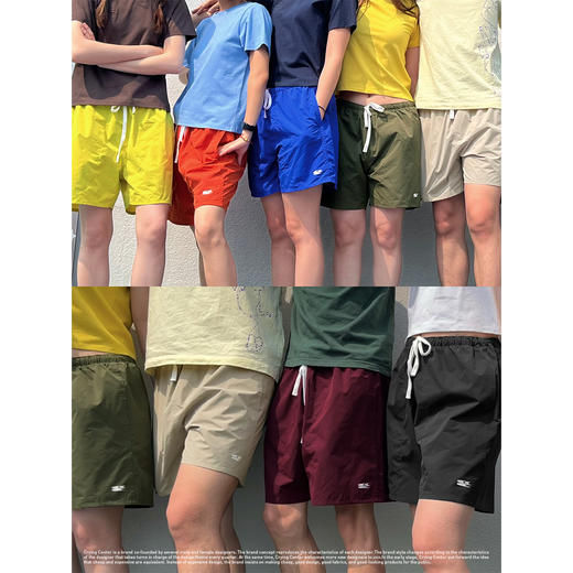 CryingCenter 男女款5寸不过膝防轻泼水沙滩宽松休闲短裤哭喊中心 商品图2