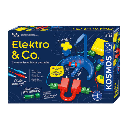 KOSMOS科乐多 《电磁科学》 实验玩具 适合8岁+ 图文视频双教程 实操性科普 K620639 商品图0