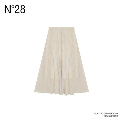 【破价】夏季2025新款高腰百褶半身裙女 垂感透气中长款裙子885251Q568 商品图2