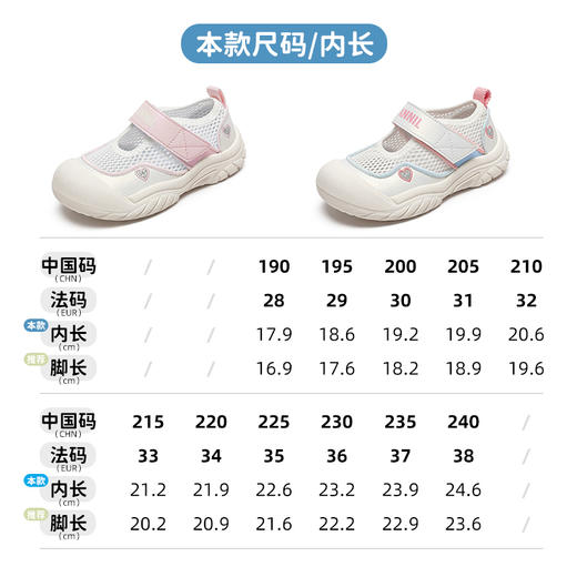 ANNIL/安奈儿女童夏季透气网面休闲鞋子2025夏款HG5205362 商品图4