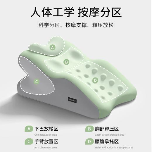 优选丨知梦人趴睡枕 床上靠枕 护腰靠垫 床头半躺神器 多功能可拆洗背靠垫 商品图2