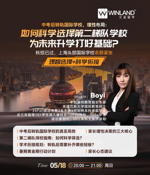 中考后转轨国际学校，理性布局：如何科学选择第二梯队学校，为未来升学打好基础？ 商品图0