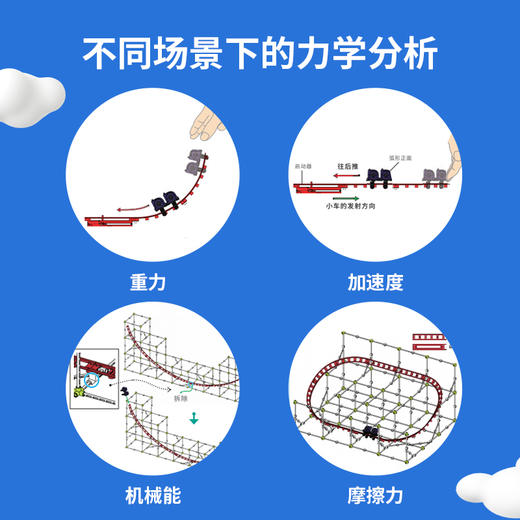 KOSMOS科乐多 《过山车建造工程》 实验玩具 适合7岁+ 图文视频双教程 实操性科普 K621032 商品图3
