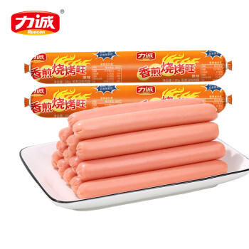 力诚火腿肠淀粉肠脆皮肠煎烤肠100g*20根箱装整箱烧烤野营批发摆摊 /粮油调味 /方便食品 /火腿肠 商品图3