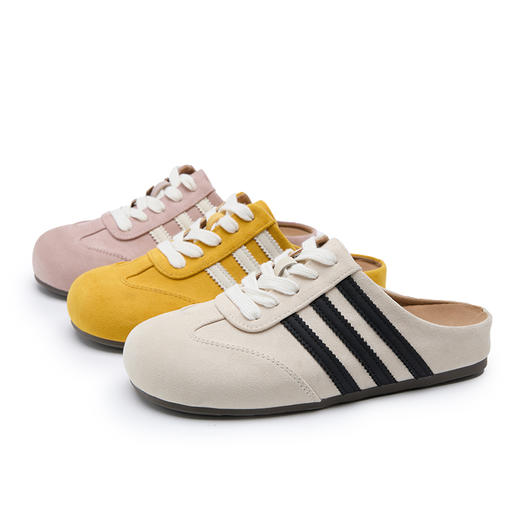 西遇德训鞋包头半拖女新款爆款鞋子多巴胺百搭一脚蹬拖鞋外穿Y0056634 商品图4