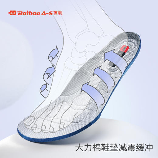 百宝女士跑步鞋春夏女鞋减震厚底休闲跑鞋新款轻便专业止滑运动鞋 商品图2