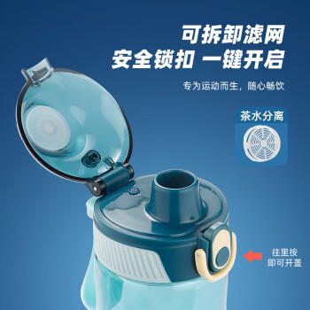 富光塑料杯户外Tritan运动水杯子男女士学生儿童随行杯便携健身大容量 商品图0