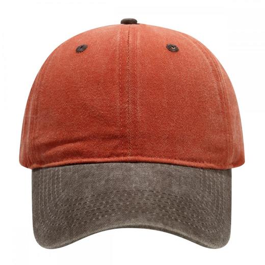 四季通用防晒帽子潮流透气防晒弯帽檐水洗拼接色棒球帽1059 商品图10