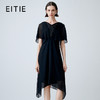 EITIE爱特爱夏新款时尚优雅飘逸高腰显瘦不规则连衣裙7807573 商品缩略图0