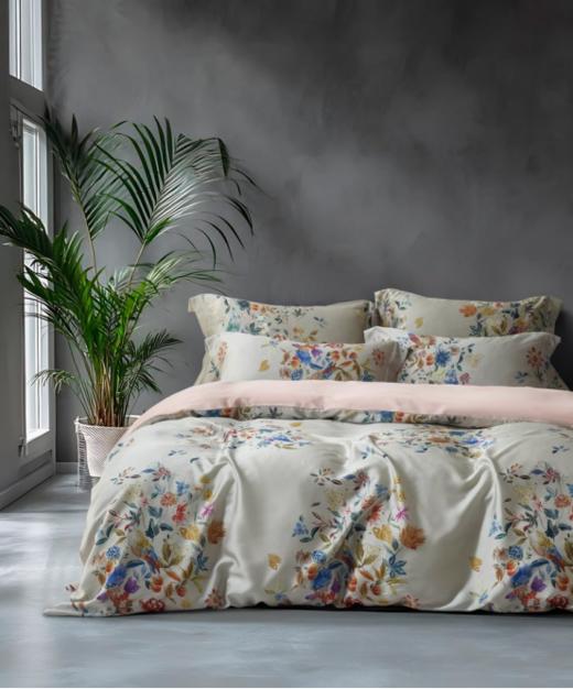 【玛万生活夏日花园兰精60支天丝系列四件套】🌈 我的床被夏日花园🌟「入侵」了！玛万这套四件套美到窒息💤 宝子们！❤️发现一款能把春天锁在卧室的神仙四件套✨ 🔥专属画稿系列简直是艺术品吧！ 商品图2