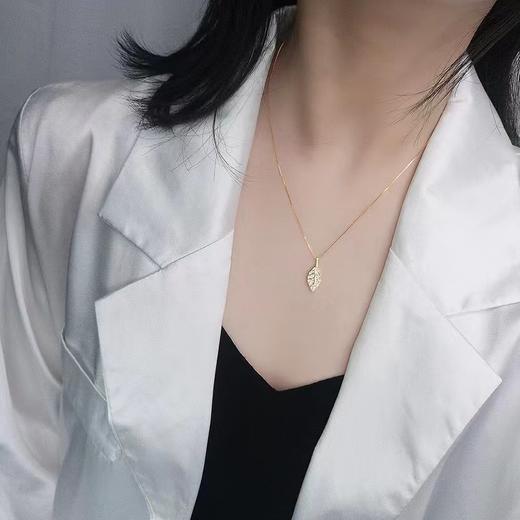 CROCUS闪钻金枝玉叶项链CRSN0090 商品图3