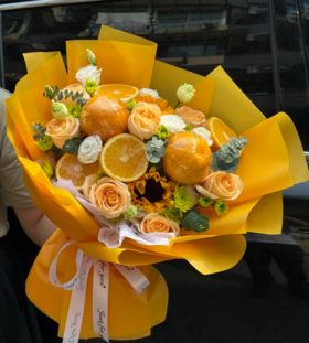 心想事“橙”花束