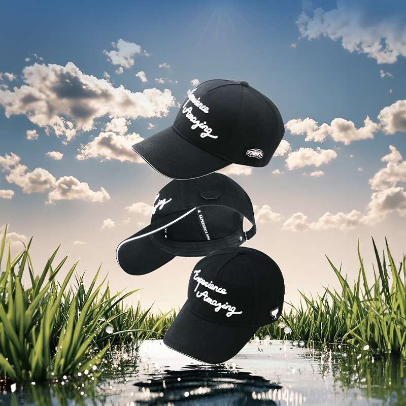 SLOGAN弯檐棒球帽