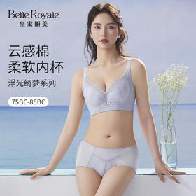 皇家丽美记忆钛圈加高侧比收副乳内衣上托防下垂调整型文胸WJ2505-2