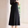 玳莎重磅真丝半身裙2025夏季新款简约通勤气质桑蚕丝鱼尾裙  FB34304 商品缩略图3
