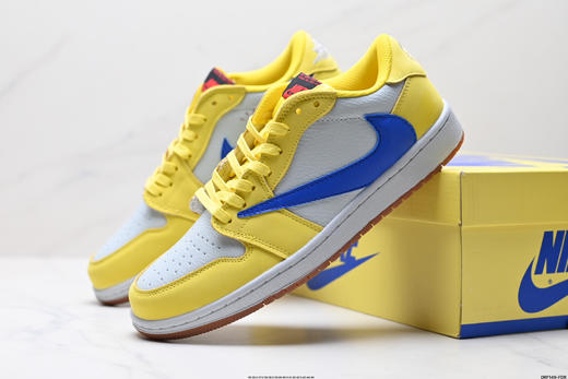 耐克乔丹Travis Scott x Air Jordan 1低帮休闲运动板鞋DM7866-452男女鞋 商品图7