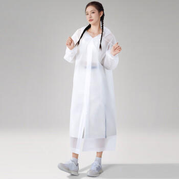 小魔一次性雨衣加厚成人便携雨衣全身防暴雨户外骑行登山徒步雨衣长款 商品图2