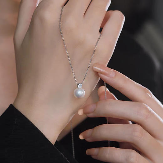 Winy925银邂逅优雅仿珍珠项链送女友闺蜜节日生日礼物 商品图8