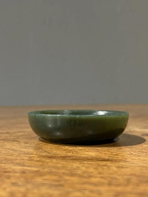 和田碧玉雕平底浅碗，顺丰包邮 商品图13