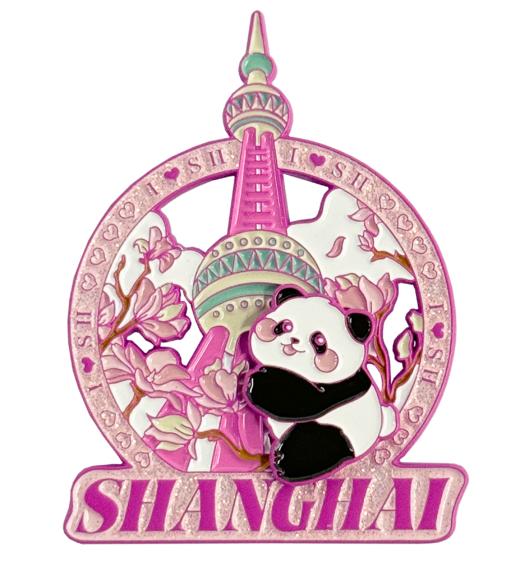 熊猫游东方明珠磁贴-沪 商品图1