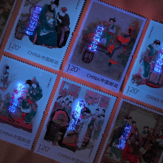 【超值赠品：帆布袋/卡片明信片】《中国古典文学名著·红楼梦》邮票珍藏册 系列邮票1-5全收录 含套票、小型张等品类 商品图9