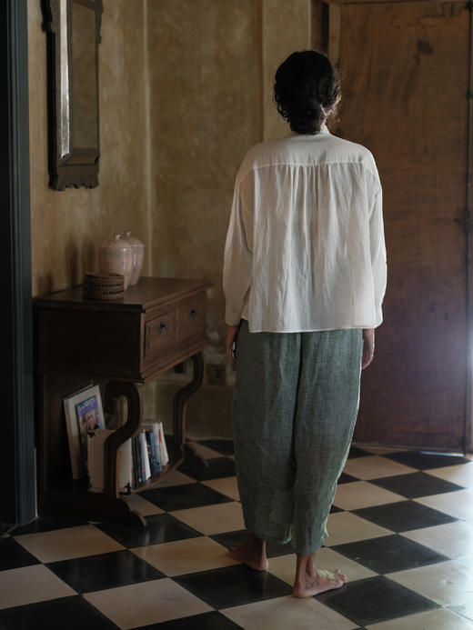 Jai  米白色印度棉加尔各答衬衫 商品图6