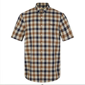 【海信嘉年华】Aquascutum雅格狮丹短袖衬衫 57卡其