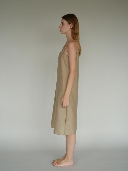 Jai 大地裸色丝羊绒衬裙 商品图1