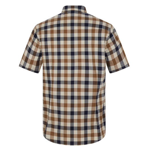 【海信嘉年华】Aquascutum雅格狮丹短袖衬衫 57卡其 商品图2