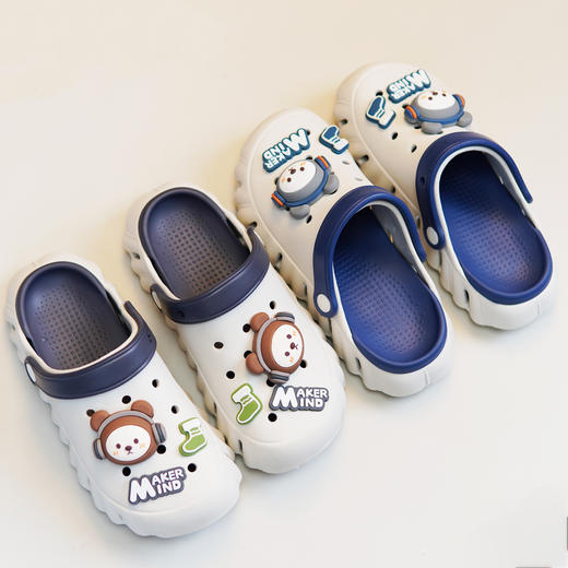 【特价39元】大童夏季卡通花园鞋儿童洞洞鞋外穿室内居家拖鞋【36-40码】【WG25332】 商品图0