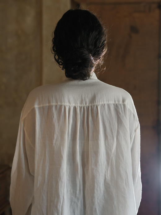 Jai  米白色印度棉加尔各答衬衫 商品图7