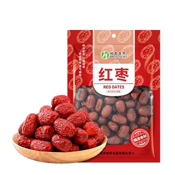 鸿进莲华新疆灰枣 2斤 新疆特产 红枣 零食 煲汤煮粥 端午 /粮油调味 /南北干货 /菌菇干货 商品图2