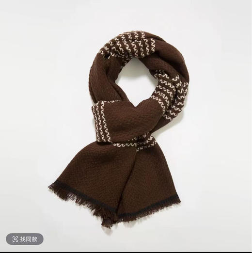 杞冠臻选 | YAKOO  21款牦牛绒手工粗放围巾 35x190cm 商品图7