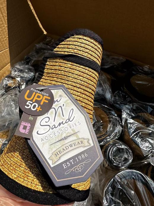 【sssp1】出口订单！好品质女士大檐空顶遮阳帽！！ 商品图1