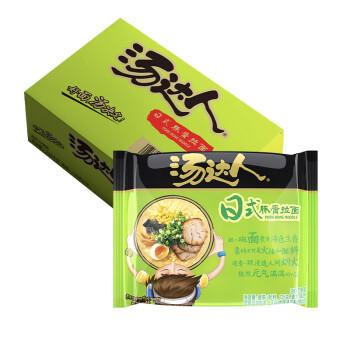 统一 汤达人 日式豚骨拉面 袋装 泡面 方便面 125g*18袋/箱 整箱批发 /粮油调味 /方便食品 /方便面 商品图1