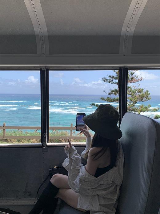 金蘑菇菇 23°C微风 / 防晒衬衫女设计感小众慵懒宽松长袖衬衣 商品图4