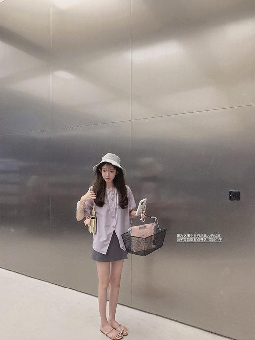 金蘑菇菇 轻氧少女 美少女夏天爱穿的娃娃衫/简约设计感上衣 商品图3