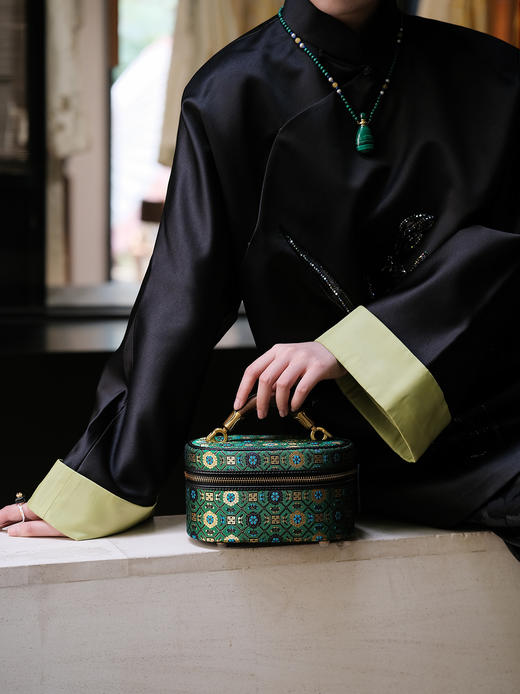 盛唐婧 |青枫手提包-金绿色[特价品] 商品图5