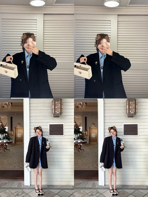 金蘑菇菇 23°C微风 / 防晒衬衫女设计感小众慵懒宽松长袖衬衣 商品图3