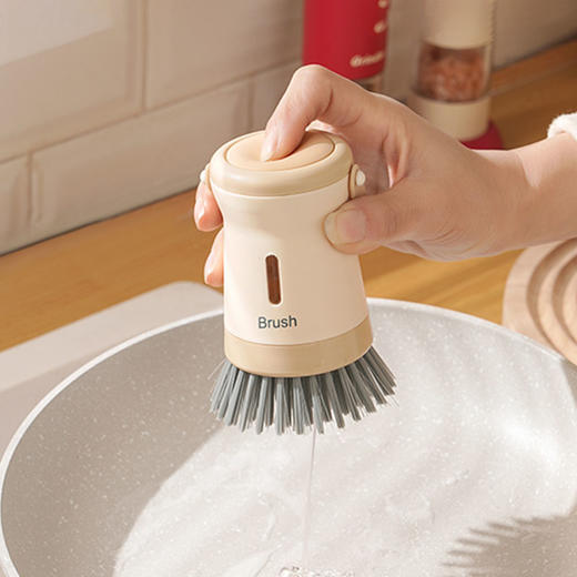 摩登主妇刷锅神器厨房专用锅刷洗碗不沾油加液多功能带柄清洁刷子 商品图0