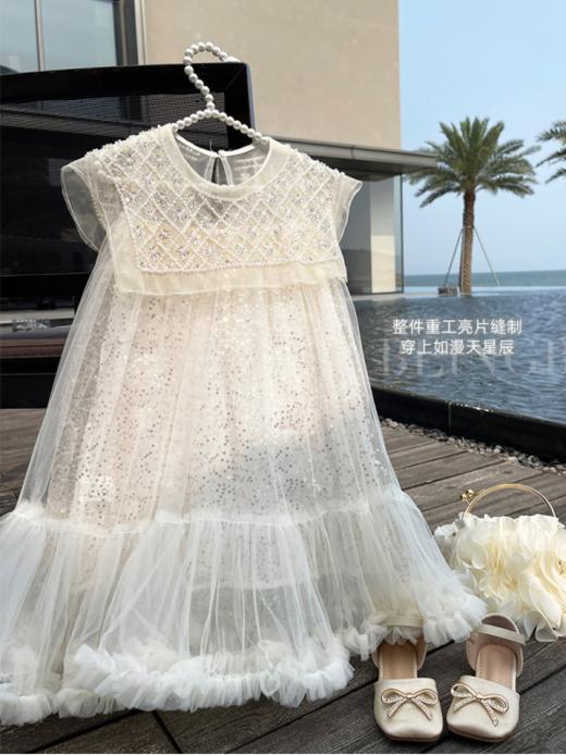 🌈重工 六一战袍【吉米故事轻奢定制白月光公主裙🧑】❗️温柔又气质❗️轻奢定制香槟色 🤩高级感满满❗️ 👍出去玩被妈妈们追着要链接的公主裙️限时福利价 商品图4