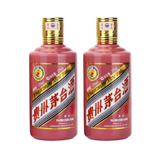 53度贵州茅台酒（乙巳蛇年）375ml×2瓶装 商品图2