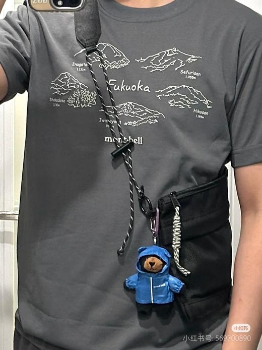 现货 montbell雨衣小熊挂件..衣服可穿卸 商品图7
