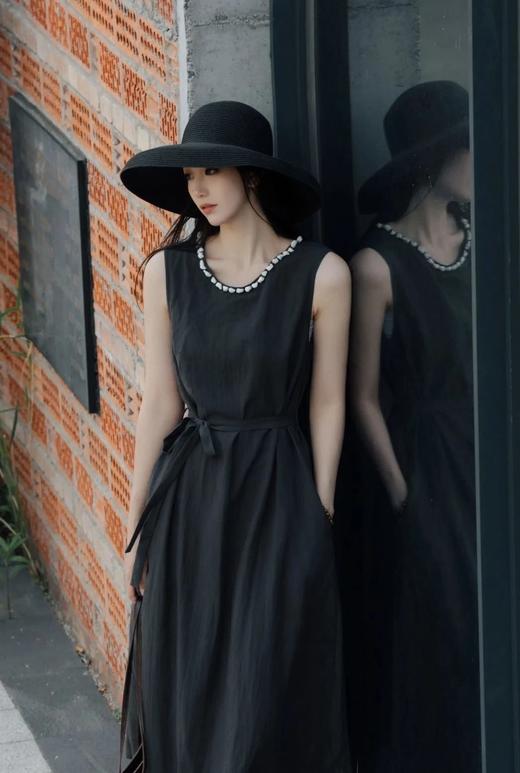 LPIUTY品牌直发！气质赫本风天丝麻连衣裙 B0725030 商品图6